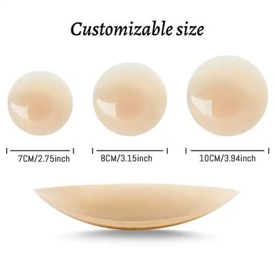 ROHS wiederverwendbares Nahrungsmittelgrad-Material der Silikon-Nippel-Abdeckungs-7cm 8cm 10cm