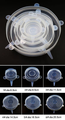 Harmlose praktische Silikon-Abdeckhauben, vielseitige Stretchable Silikon-Deckel