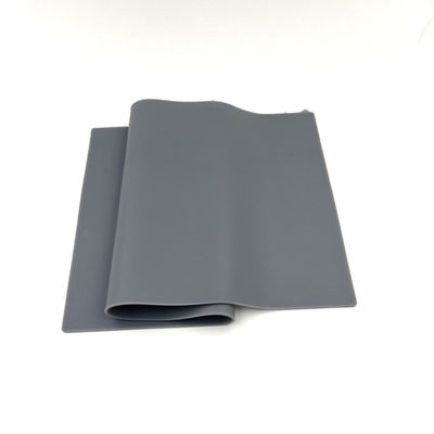 Hohe Temperatur Grey Stretchable Silicone Rubber Sheet-Stärke-2mm