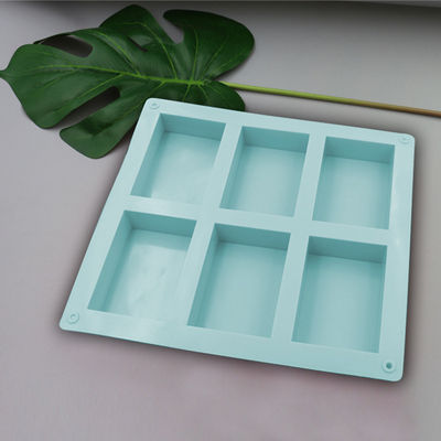 Heatproof Rechteck-Silikon-Seifen-Form-geruchloser nicht Stock selbst gemacht