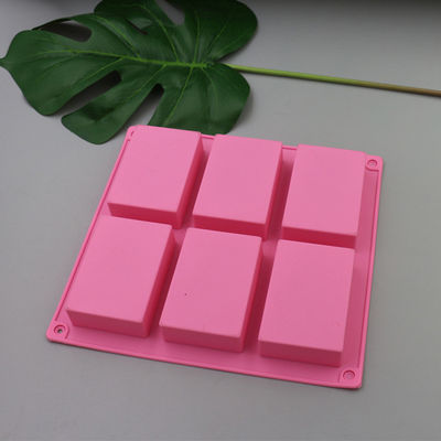 Heatproof Rechteck-Silikon-Seifen-Form-geruchloser nicht Stock selbst gemacht
