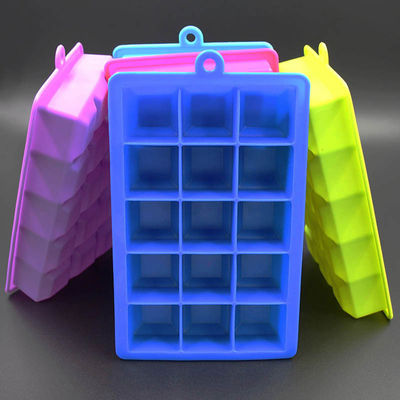 Flexibler geruchloser Silikon-Eis-Behälter, Whisky-Eis-Würfel-Form BPA freie