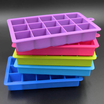 Flexibler geruchloser Silikon-Eis-Behälter, Whisky-Eis-Würfel-Form BPA freie