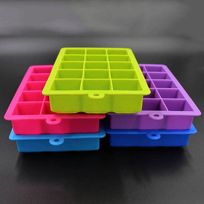 Flexibler geruchloser Silikon-Eis-Behälter, Whisky-Eis-Würfel-Form BPA freie