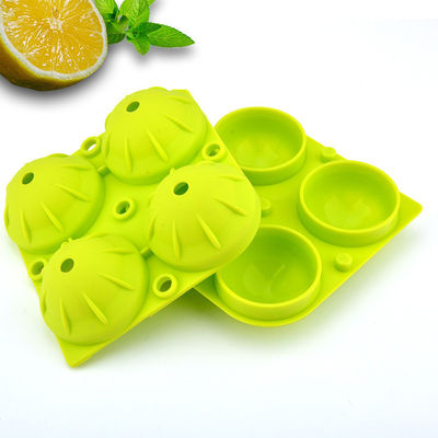 Bourbon-Ball-Silikon-Eis-Form 12x12x5cm tragbar für Cocktails