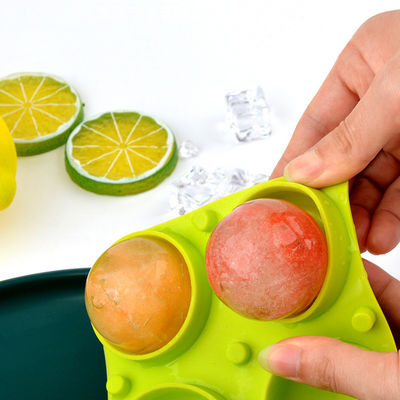 Bourbon-Ball-Silikon-Eis-Form 12x12x5cm tragbar für Cocktails