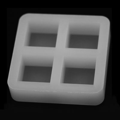 Geruchloses Silikon-quadratischer Eis-Würfel Tray Block Mold 60x60x15mm Vielzweck