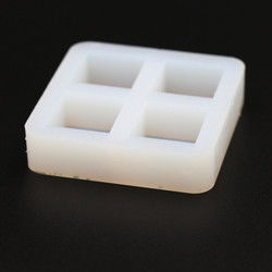 Geruchloses Silikon-quadratischer Eis-Würfel Tray Block Mold 60x60x15mm Vielzweck