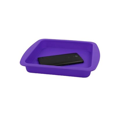 Quadrat-dauerhafte Silikon-Kuchen-Form Pan Anti Falling Multicolor
