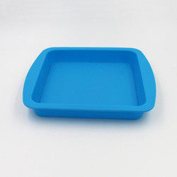 Quadrat-dauerhafte Silikon-Kuchen-Form Pan Anti Falling Multicolor