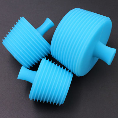 Blaues Siegelsilikon-Flaschen-Stopper-wiederverwendbares Vielzwecklanglebiges gut
