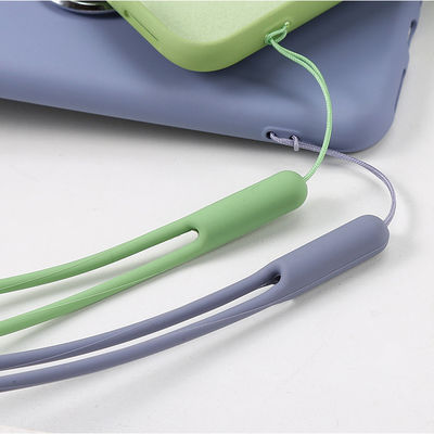 Tragbarer waschbarer Silikon-Telefon-Bügel, Silikon-Handy-Abzugsleine der Längen-19cm