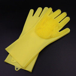 Küche Mehrfarbensilikon-Geschirrwaschhandschuhe, umweltfreundliche Silikon-Handhandschuhe