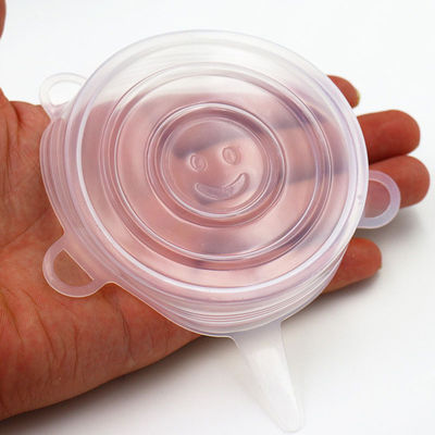 Dauerhafter Stretchable Silikon-Schutzhaube-Deckel Microwaveable