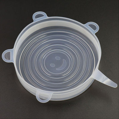 Dauerhafter Stretchable Silikon-Schutzhaube-Deckel Microwaveable