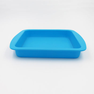 BPA-freie Haushalts-Silikon-Kuchenform, praktische quadratische Form